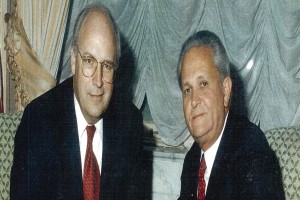 Ray Velaquez with Dick Cheney
